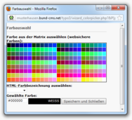 Farbauswahl