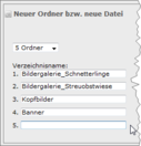 Namen vergeben