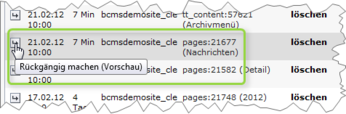 Rückgängig machen (Vorschau)