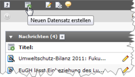 Neuen Datensatz erstellen
