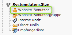 Webseite-Benutzer